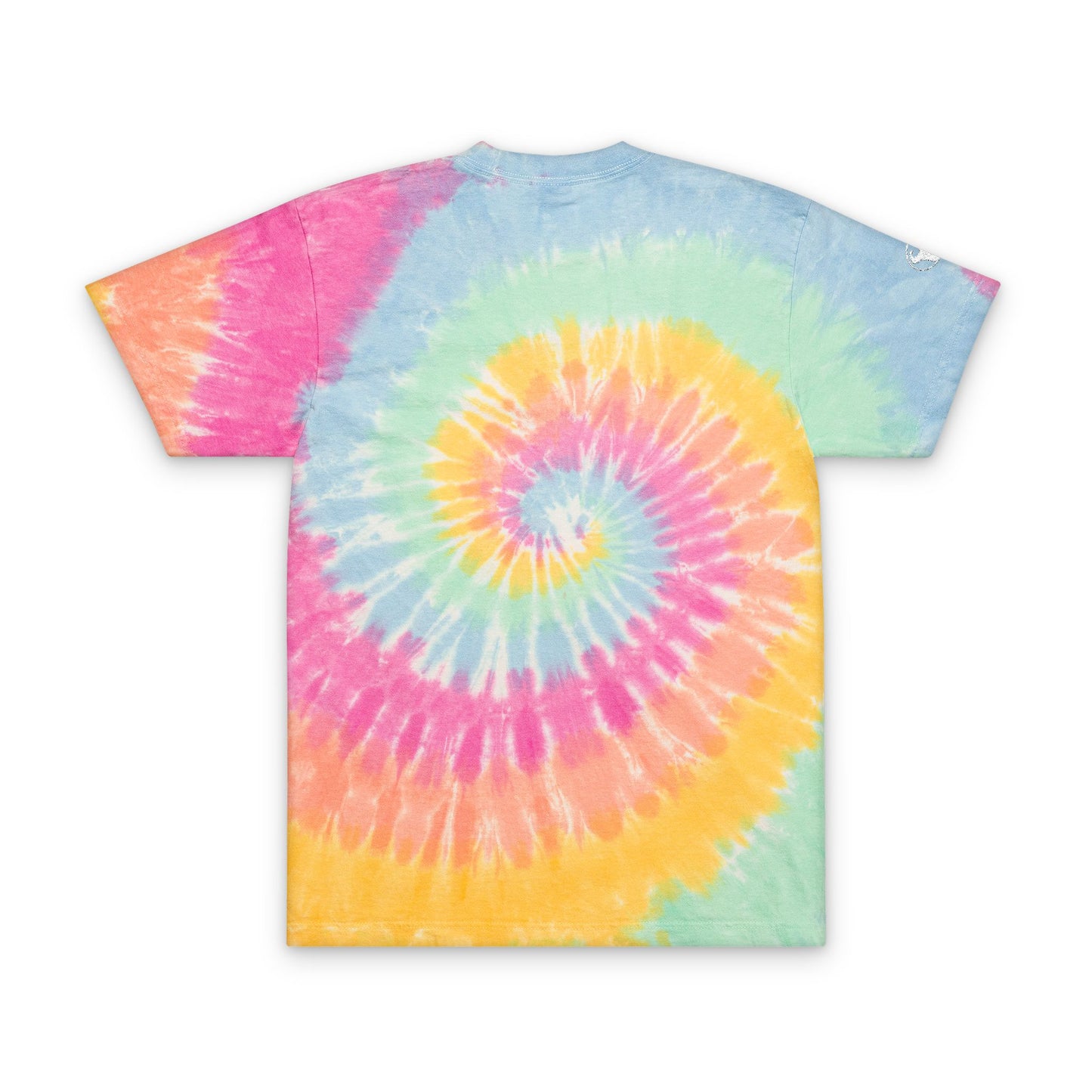 Oversized Tie-Dye T-Shirt with Embroidery, Bohemian Style Tee, Muscle Movement