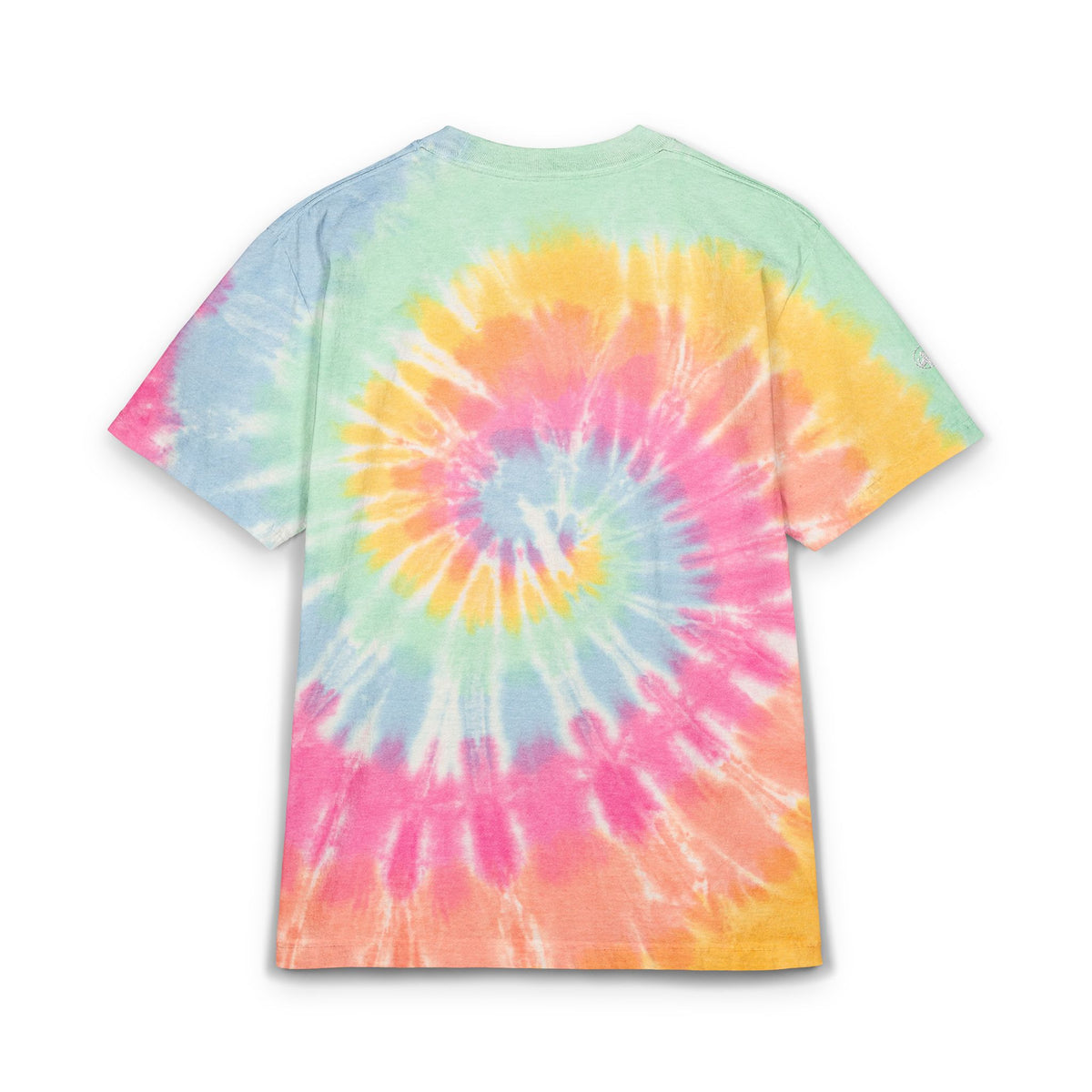 Oversized Tie-Dye T-Shirt with Embroidery, Bohemian Style Tee, Muscle Movement