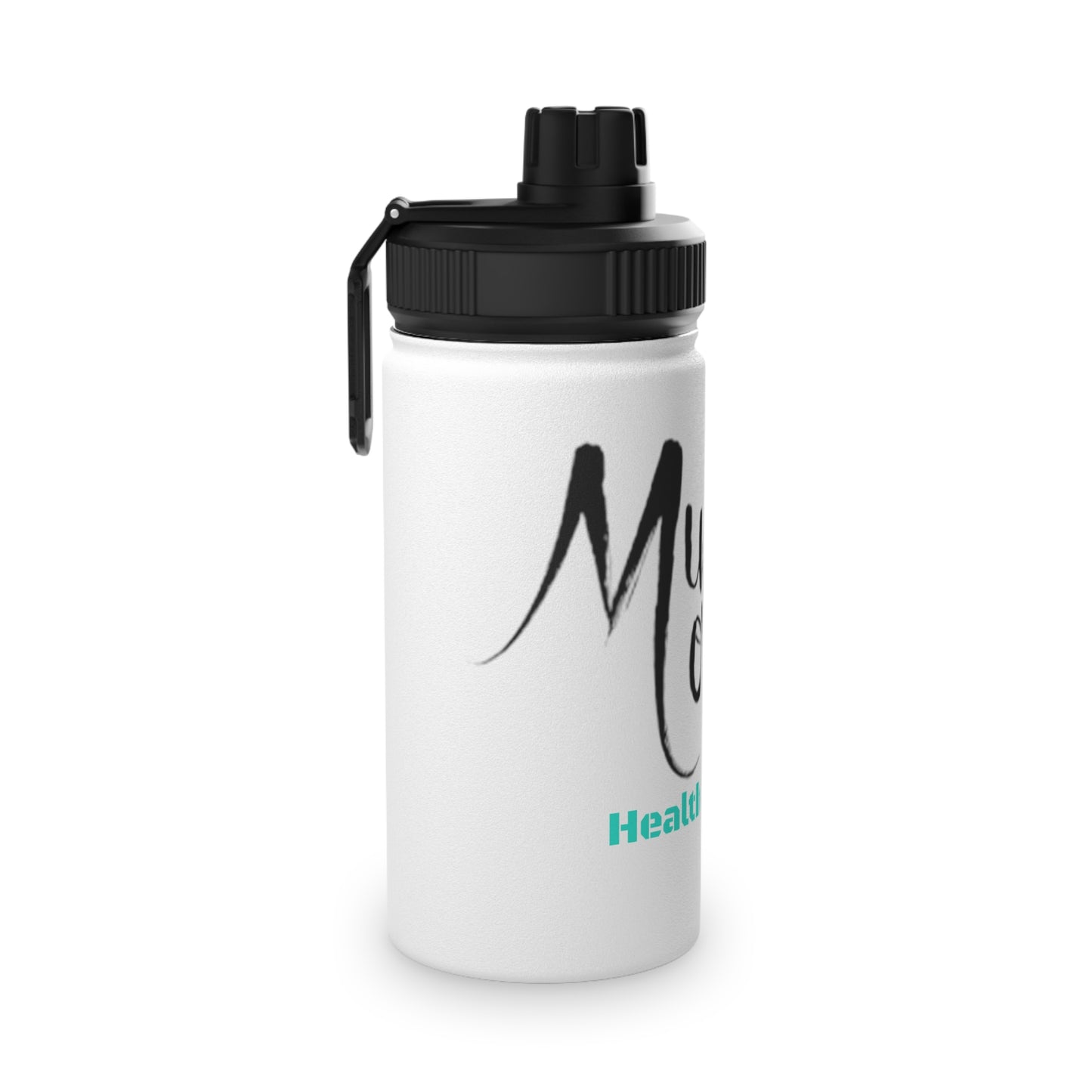 Water Bottle, Health is Wealth Print