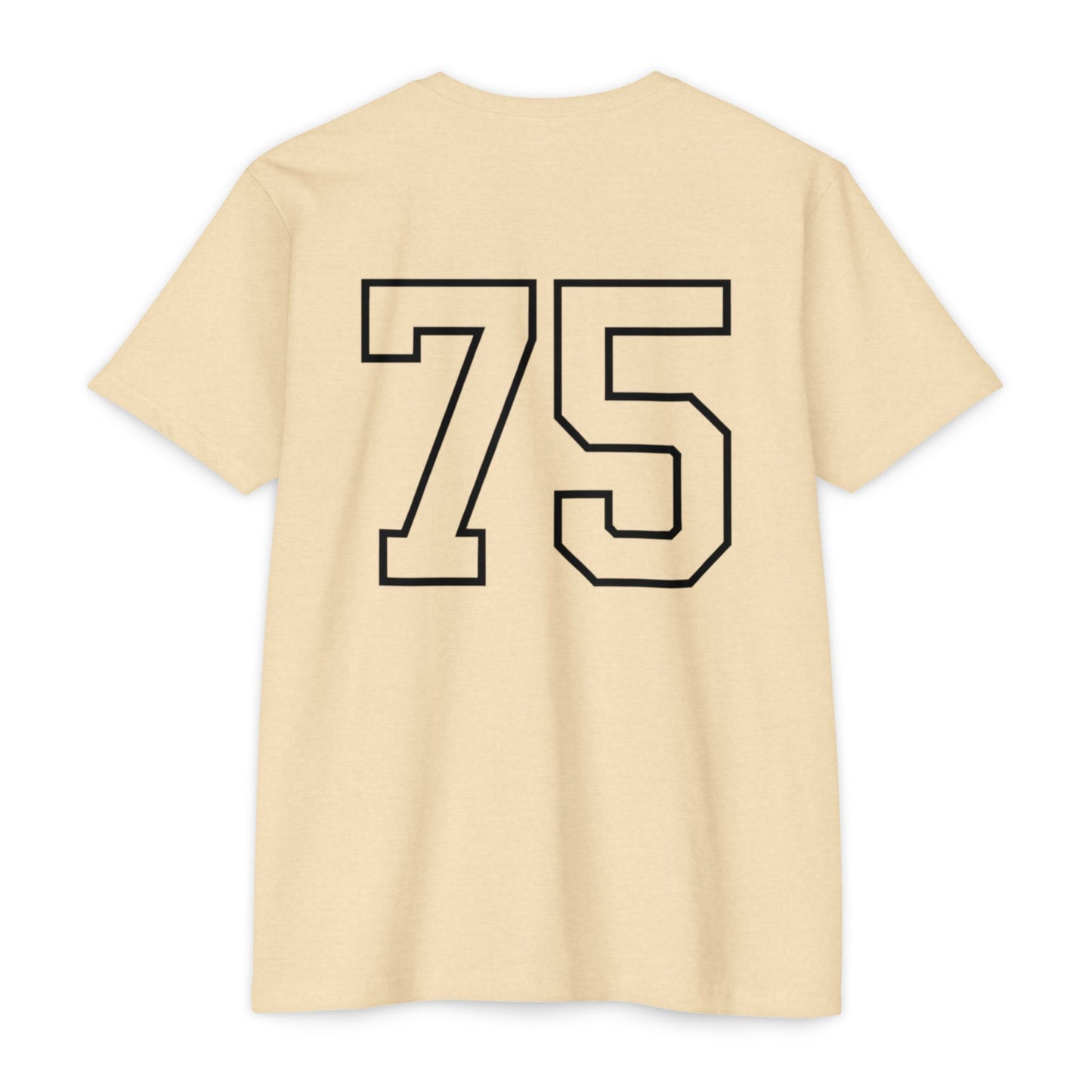 Discipline or Regret T-Shirt — Motivational Workout Tee with “Choose the Pain of Discipline or the Pain of Regret” & Back Number 75