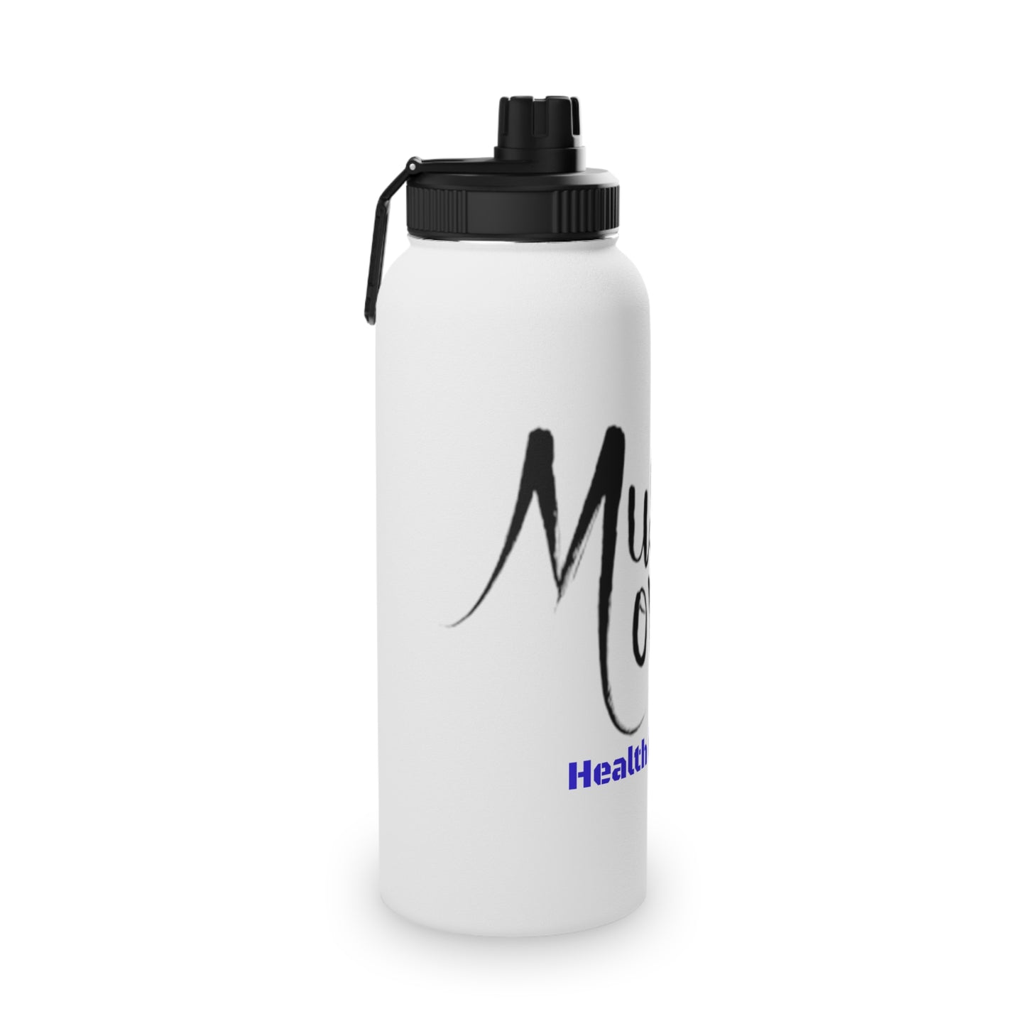 Water Bottle, Health is Wealth Print