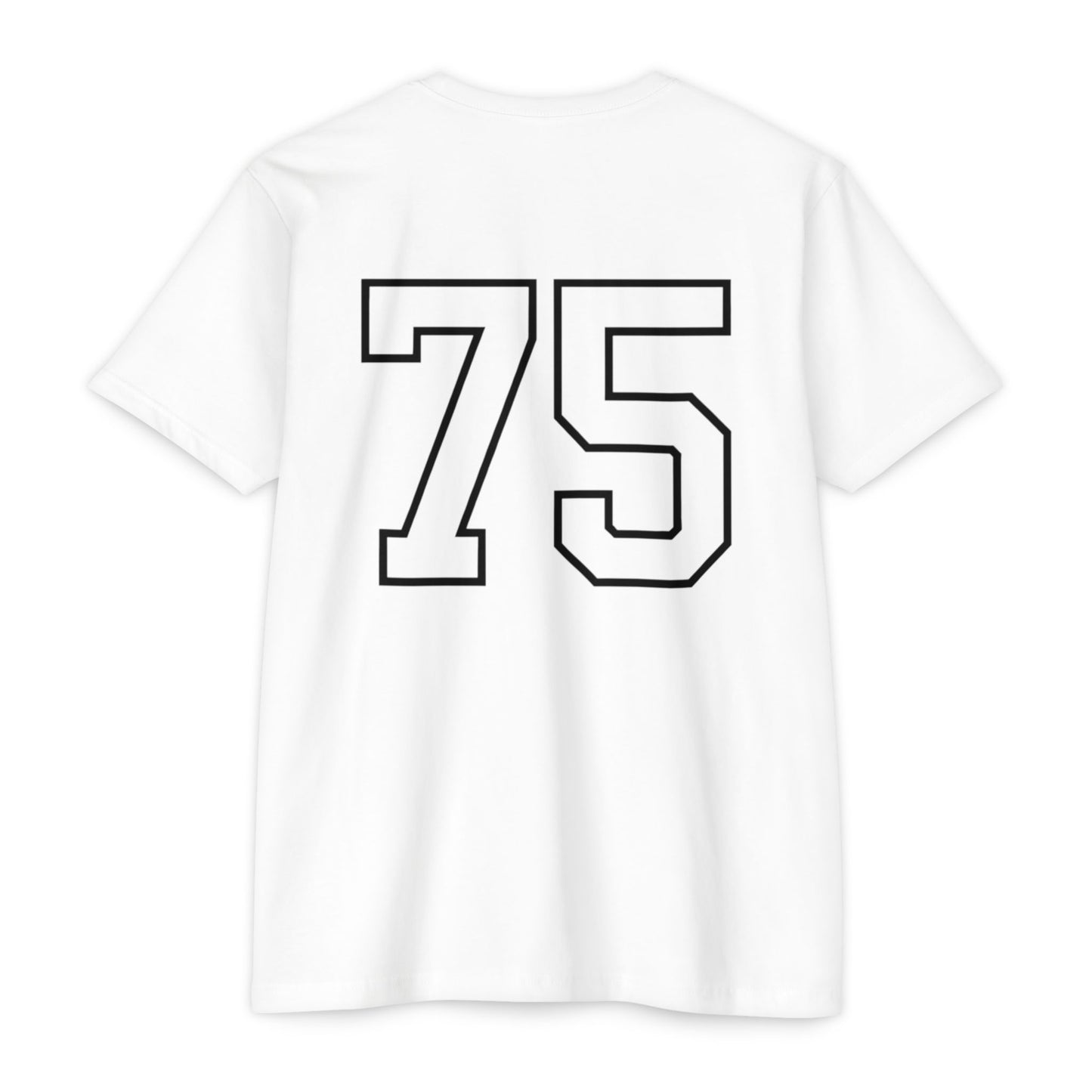 Discipline or Regret T-Shirt — Motivational Workout Tee with “Choose the Pain of Discipline or the Pain of Regret” & Back Number 75