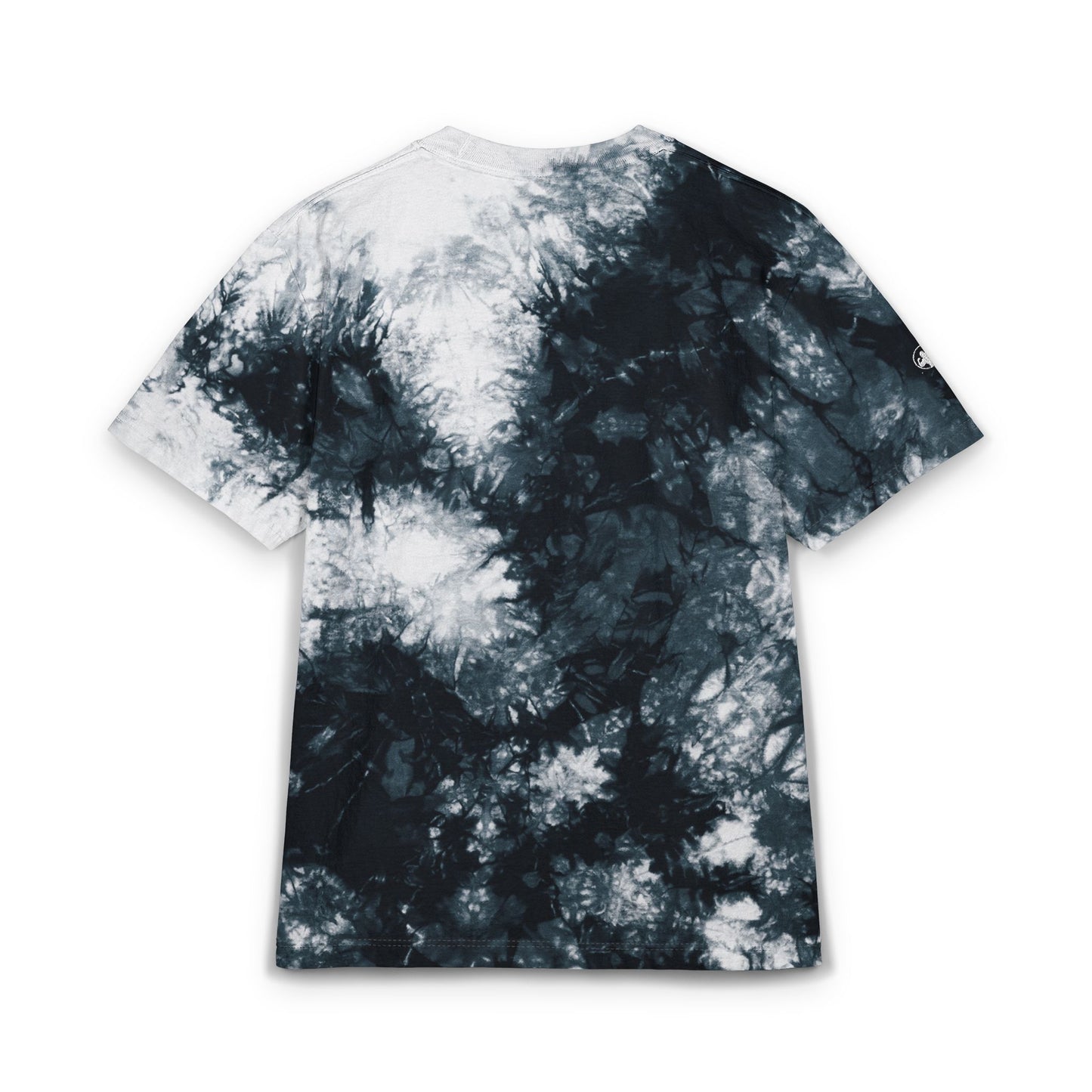 Oversized Tie-Dye T-Shirt with Embroidery, Bohemian Style Tee, Muscle Movement