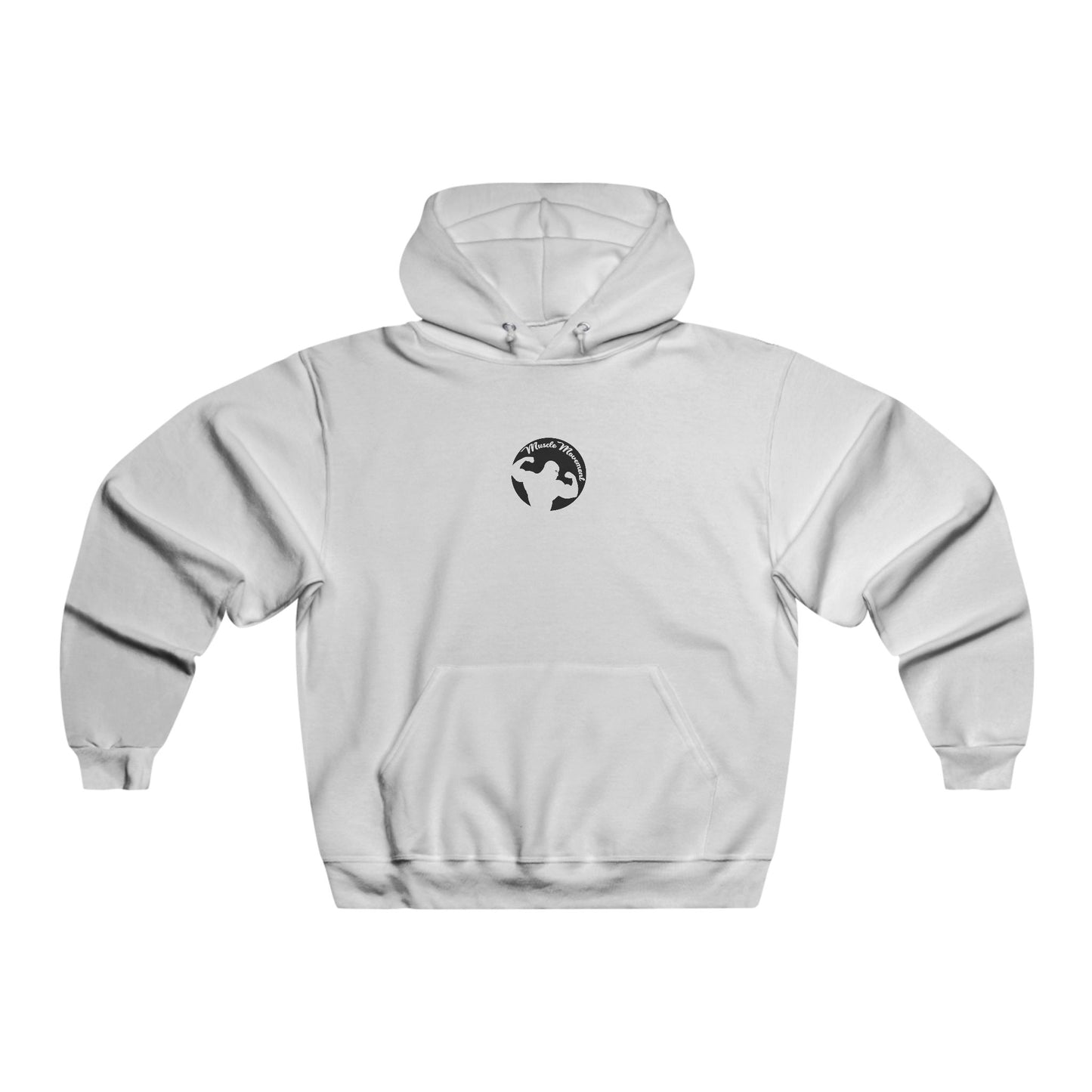Muscle Movement Hooded Sweatshirt — Gym Bodybuilding Hoodies with Muscle Silhouette