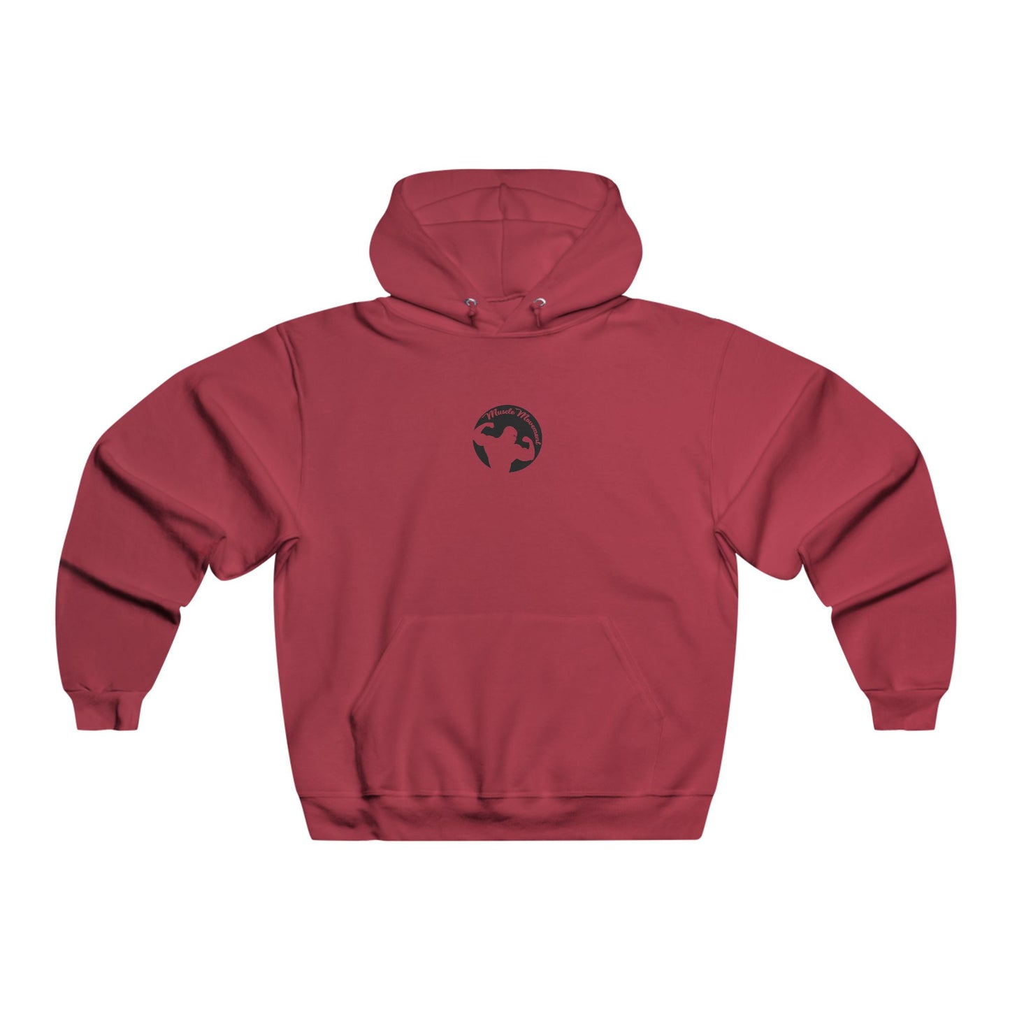Muscle Movement Hooded Sweatshirt — Gym Bodybuilding Hoodies with Muscle Silhouette