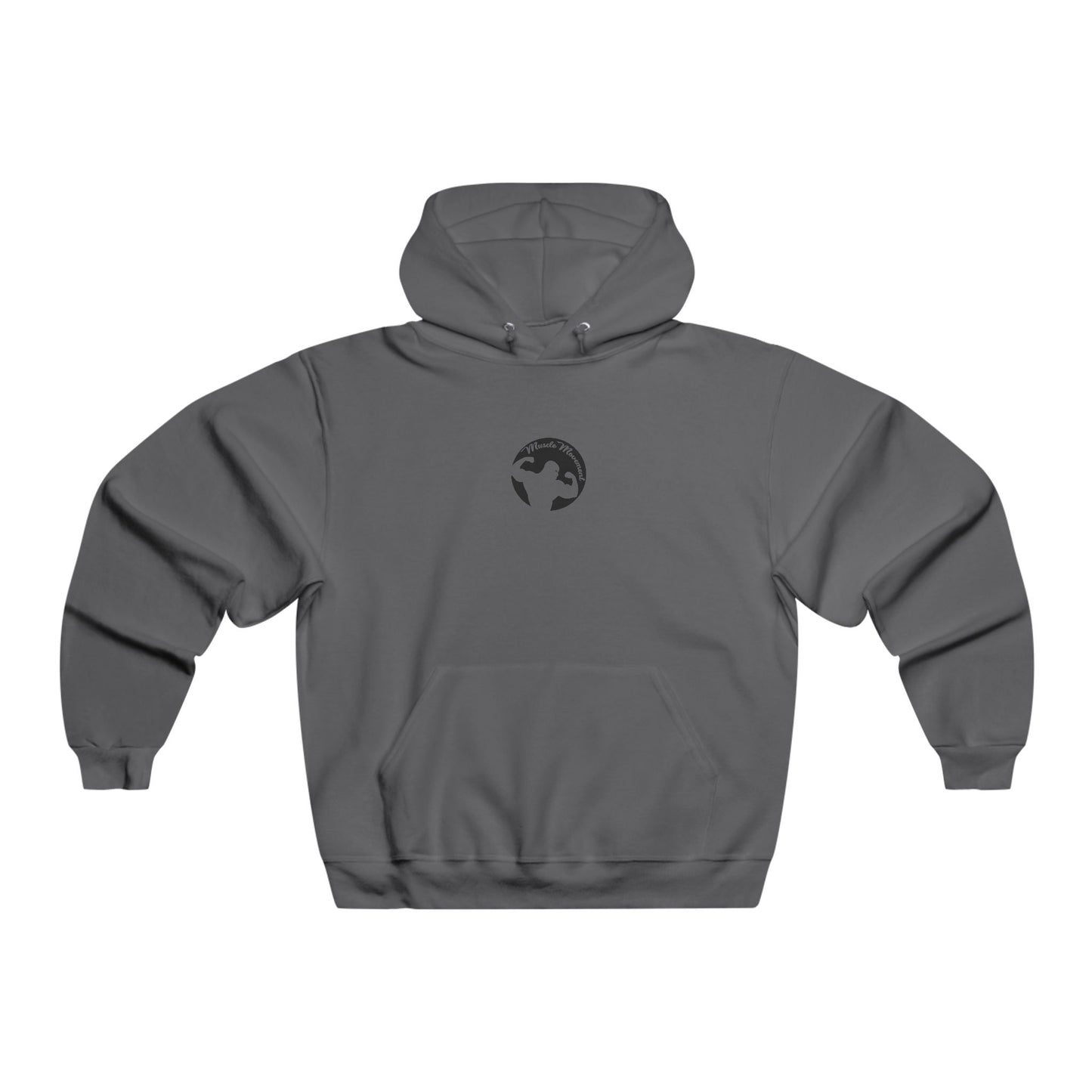 Muscle Movement Hooded Sweatshirt — Gym Bodybuilding Hoodies with Muscle Silhouette