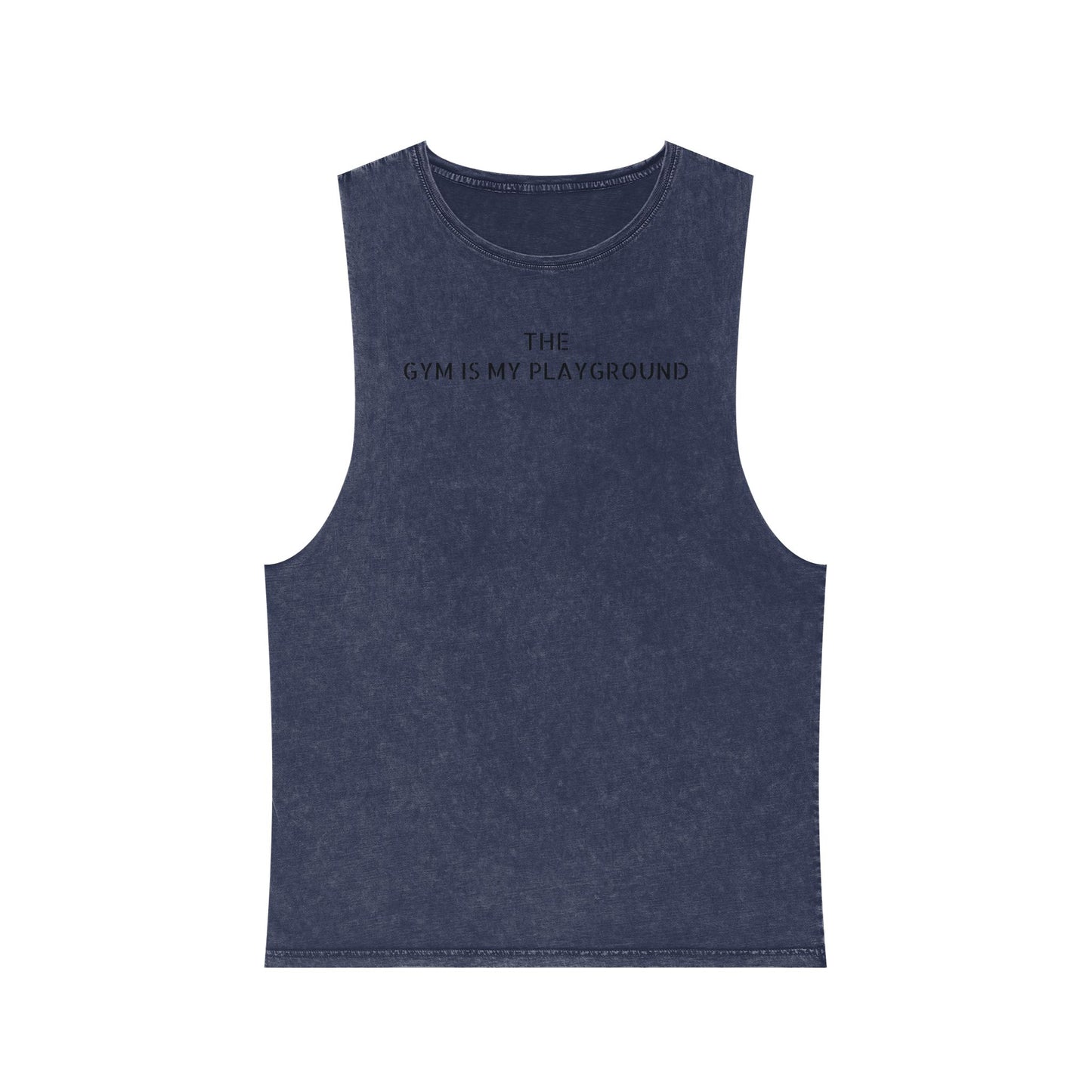 Stonewash Gym Tank Top, (The Gym Is My Playground)