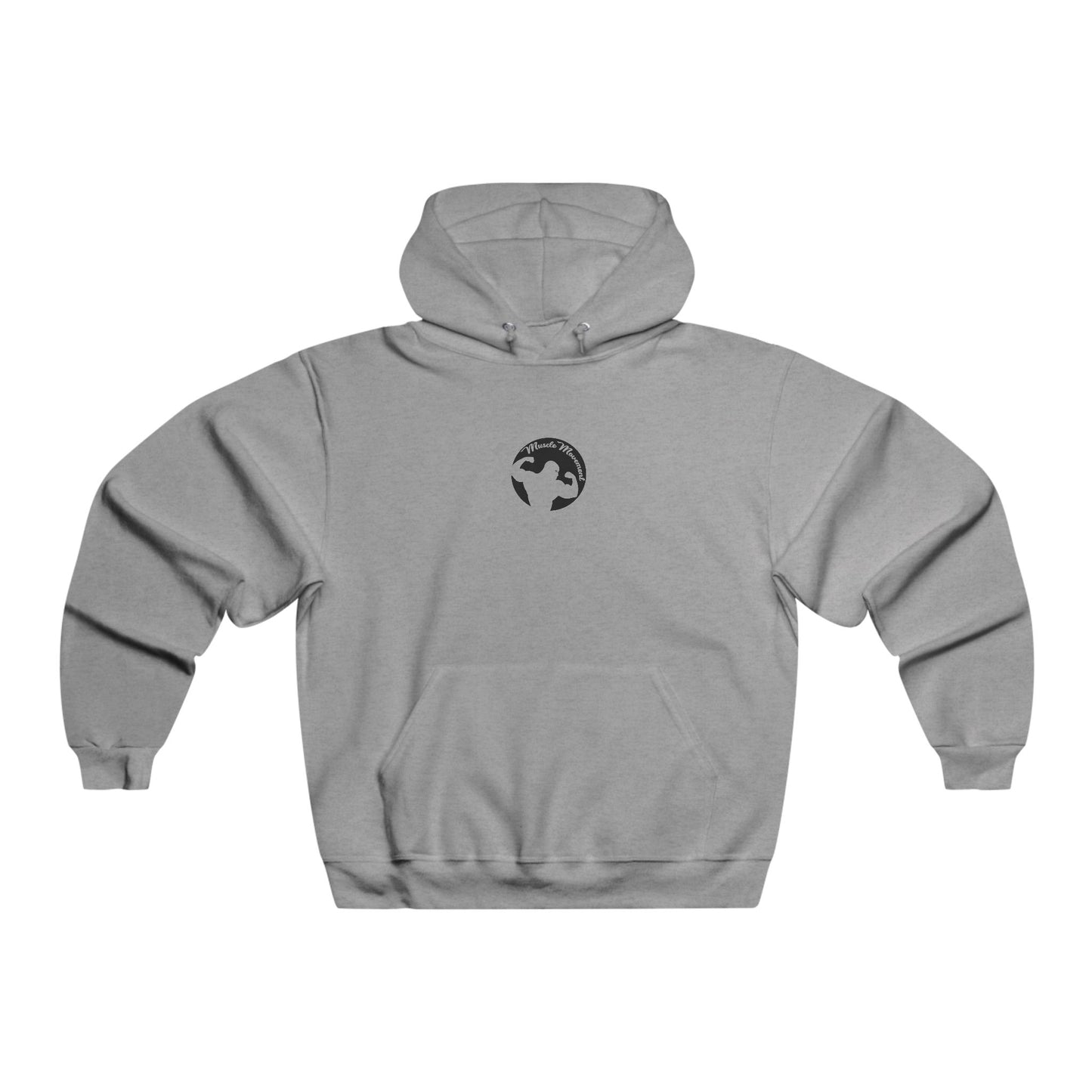 Muscle Movement Hooded Sweatshirt — Gym Bodybuilding Hoodies with Muscle Silhouette