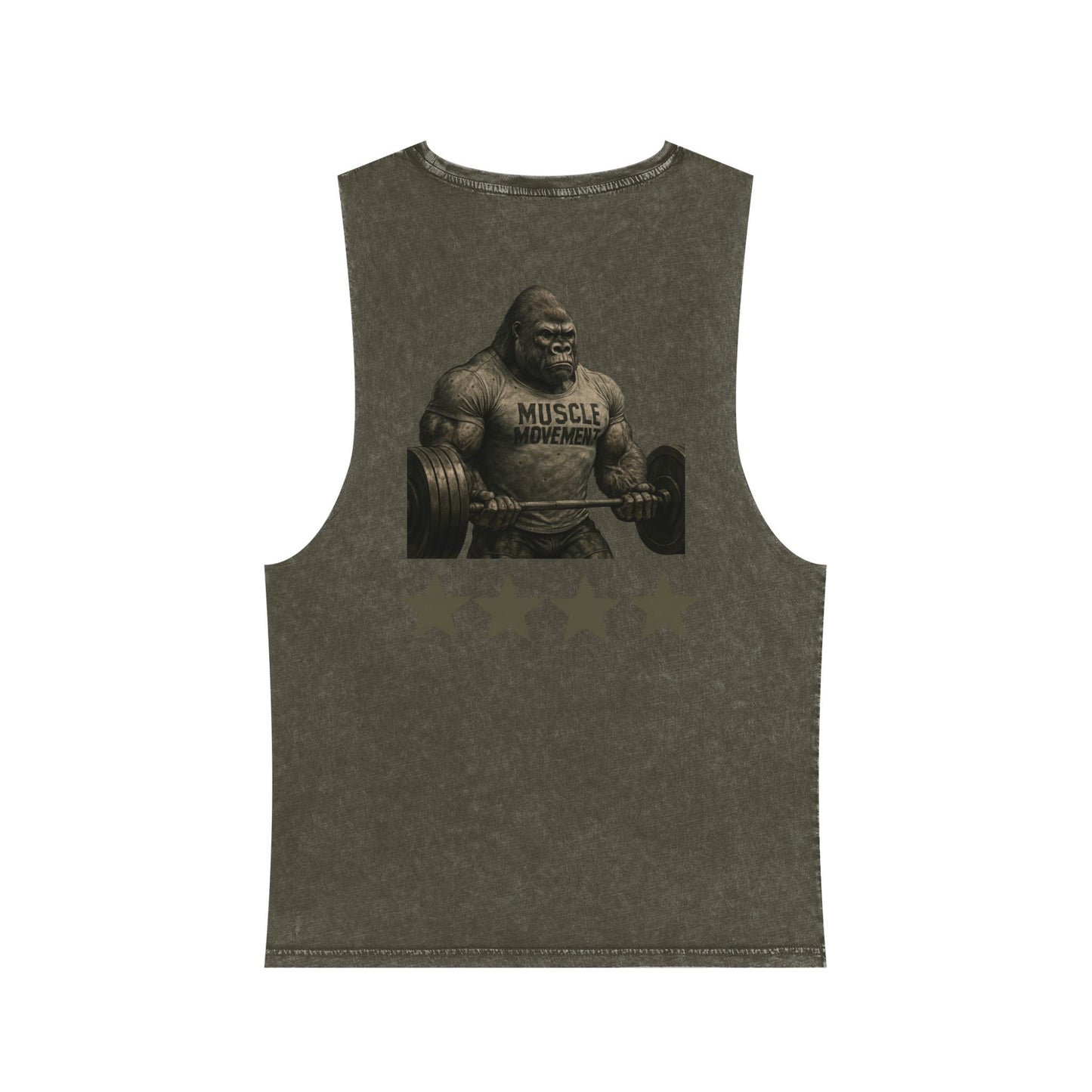 Stonewash Gym Tank Top, (The Gym Is My Playground)