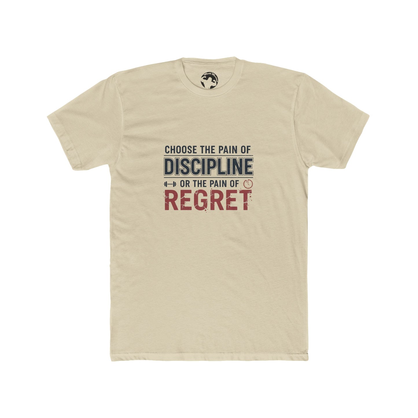 Discipline or Regret Motivational T‑Shirt — Choose the Pain of Discipline Tee
