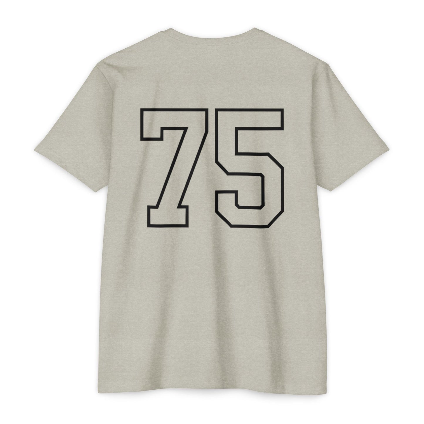 Discipline or Regret T-Shirt — Motivational Workout Tee with “Choose the Pain of Discipline or the Pain of Regret” & Back Number 75