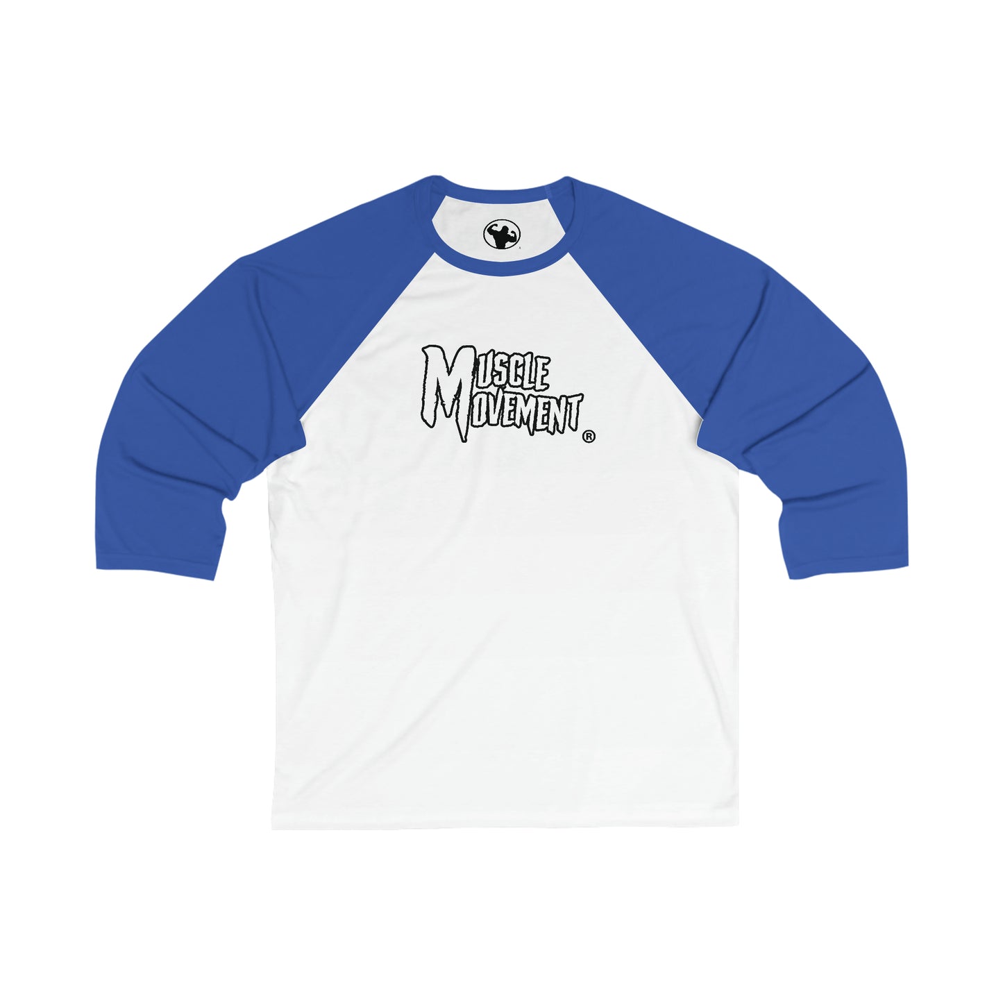 Muscle Movement Unisex 3/4 Sleeve Baseball Tee