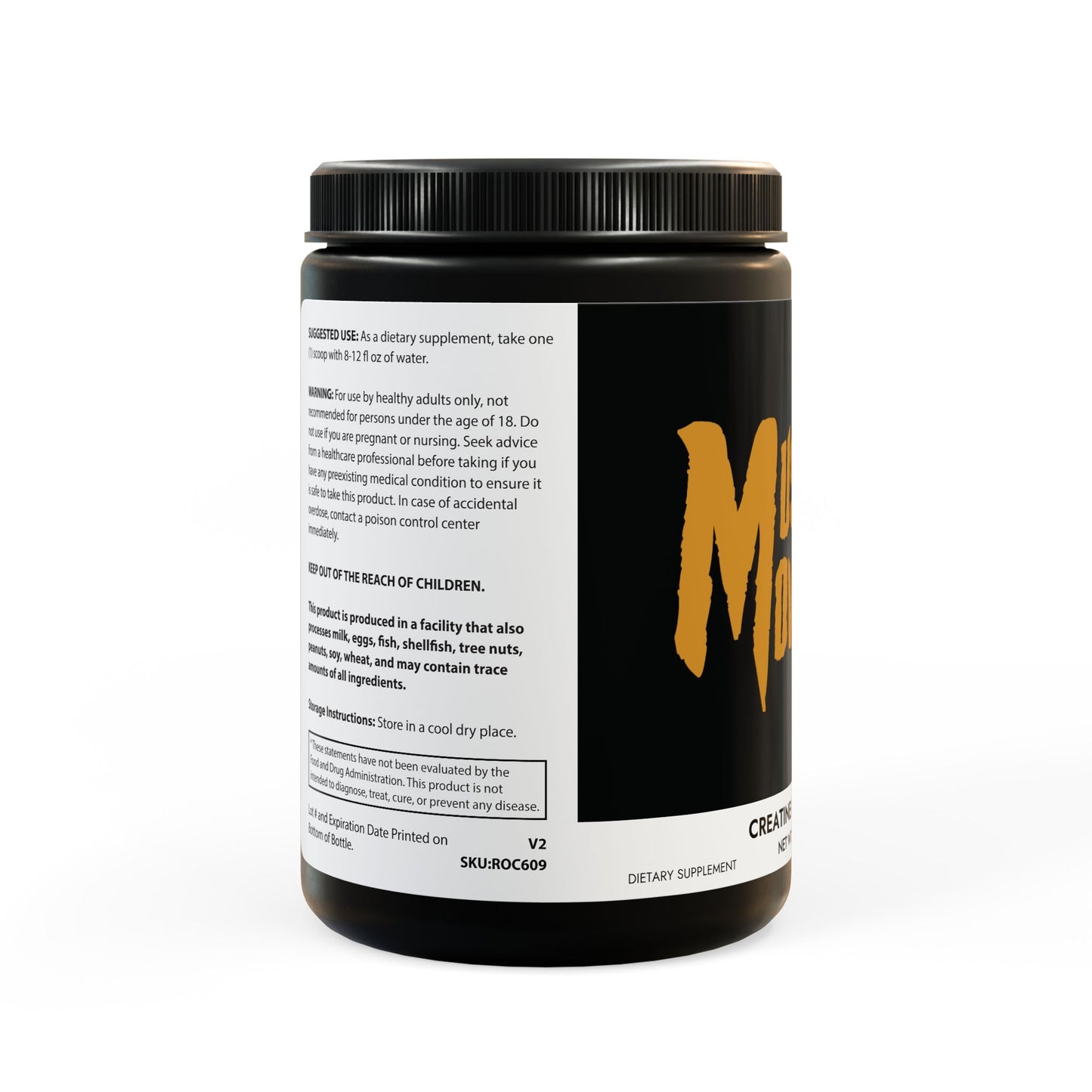 Muscle Movement-Creatine Monohydrate Supplement (300g, 10.58oz)