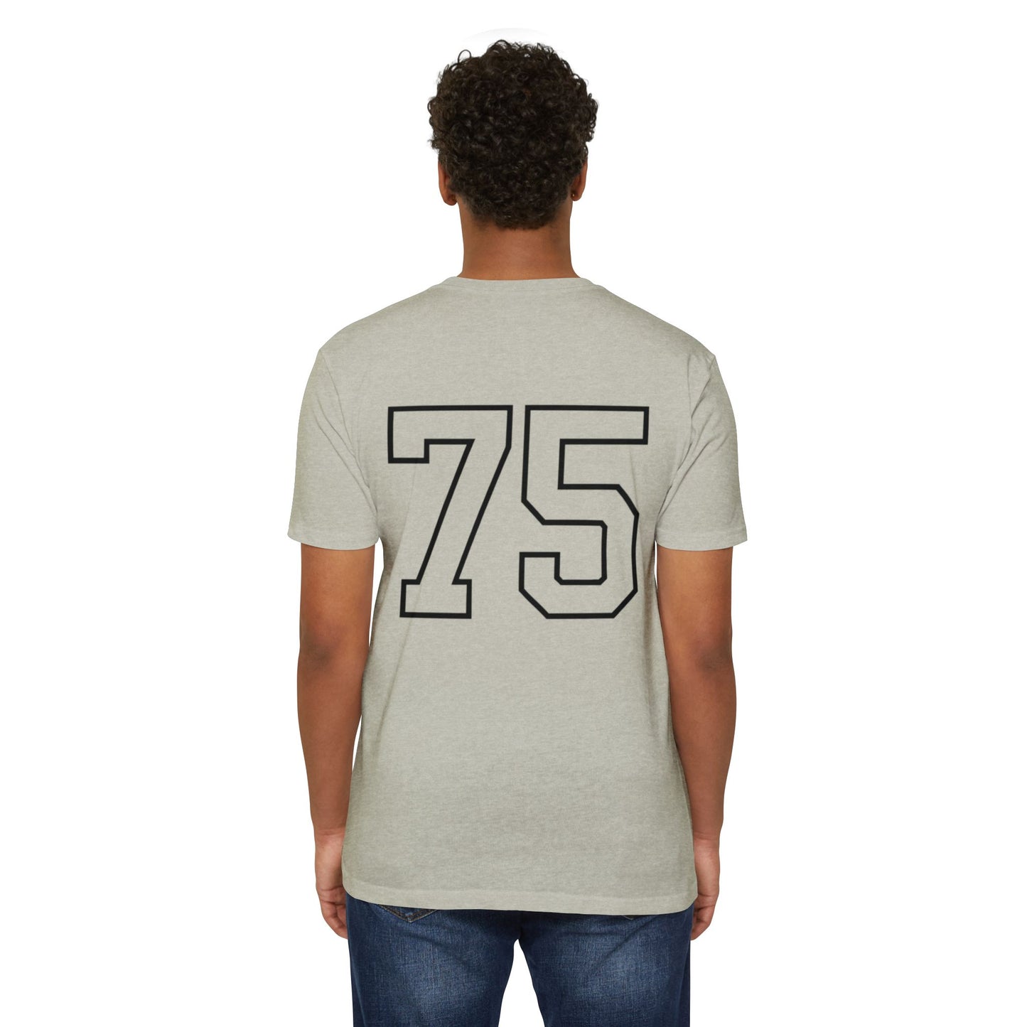 Discipline or Regret T-Shirt — Motivational Workout Tee with “Choose the Pain of Discipline or the Pain of Regret” & Back Number 75