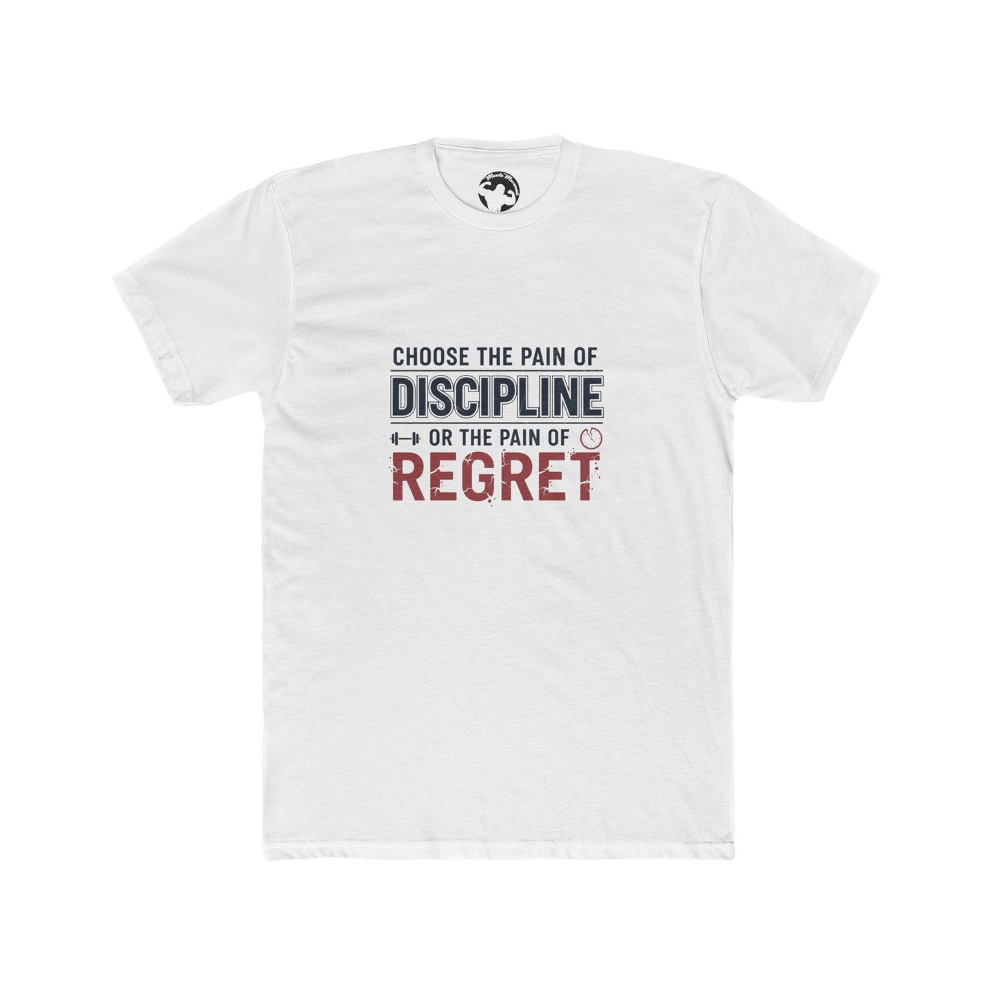 Discipline or Regret Motivational T‑Shirt — Choose the Pain of Discipline Tee