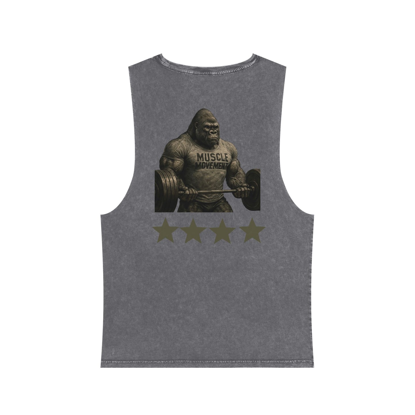 Stonewash Gym Tank Top, (The Gym Is My Playground)