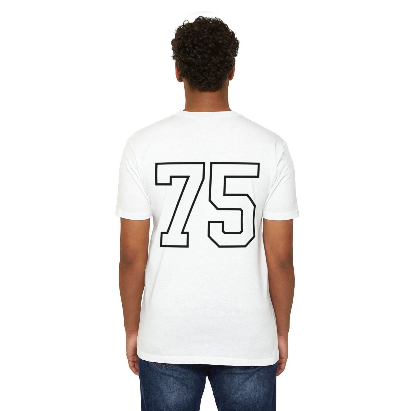 Discipline or Regret T-Shirt — Motivational Workout Tee with “Choose the Pain of Discipline or the Pain of Regret” & Back Number 75